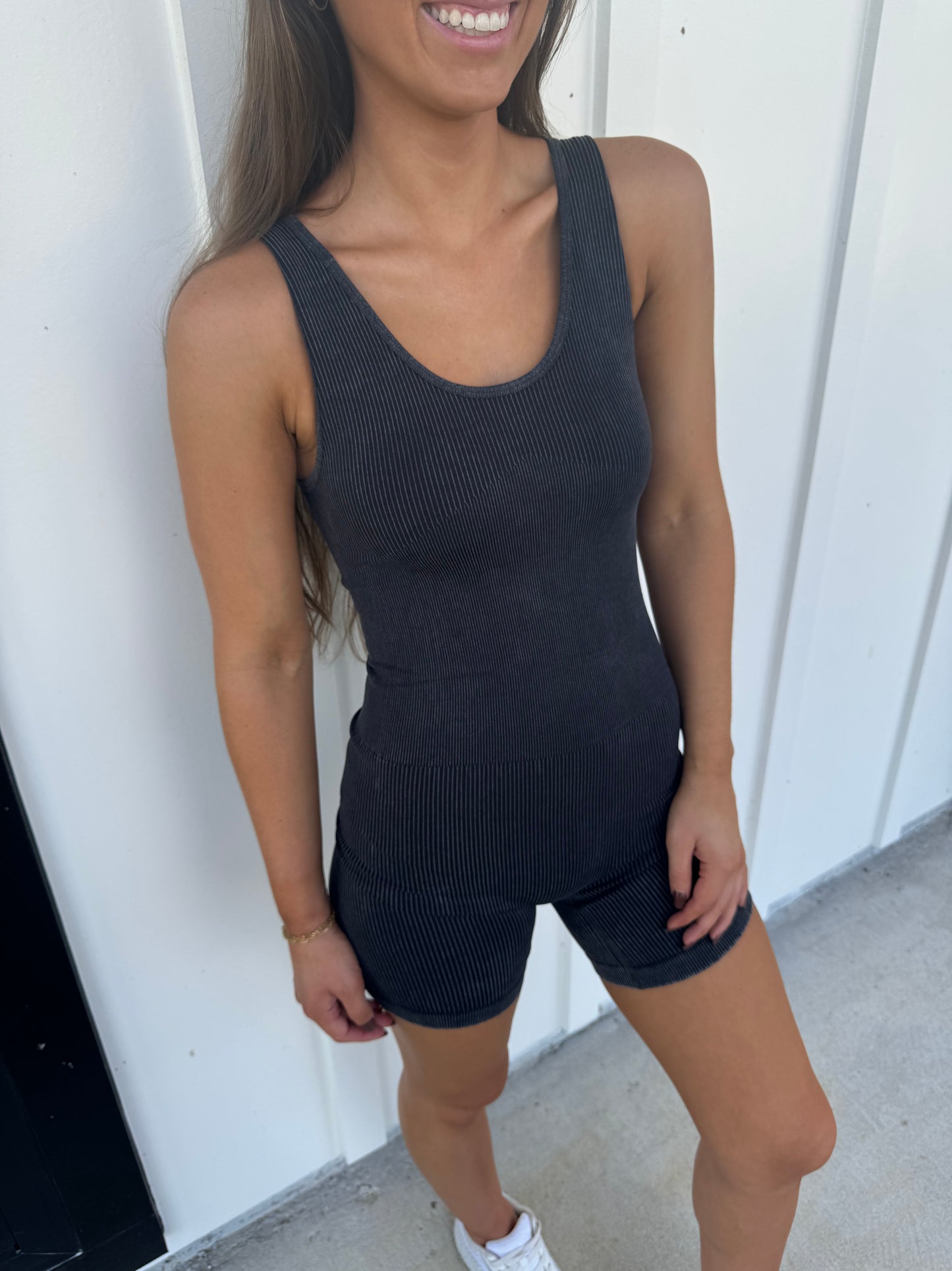 Ribbed Romper