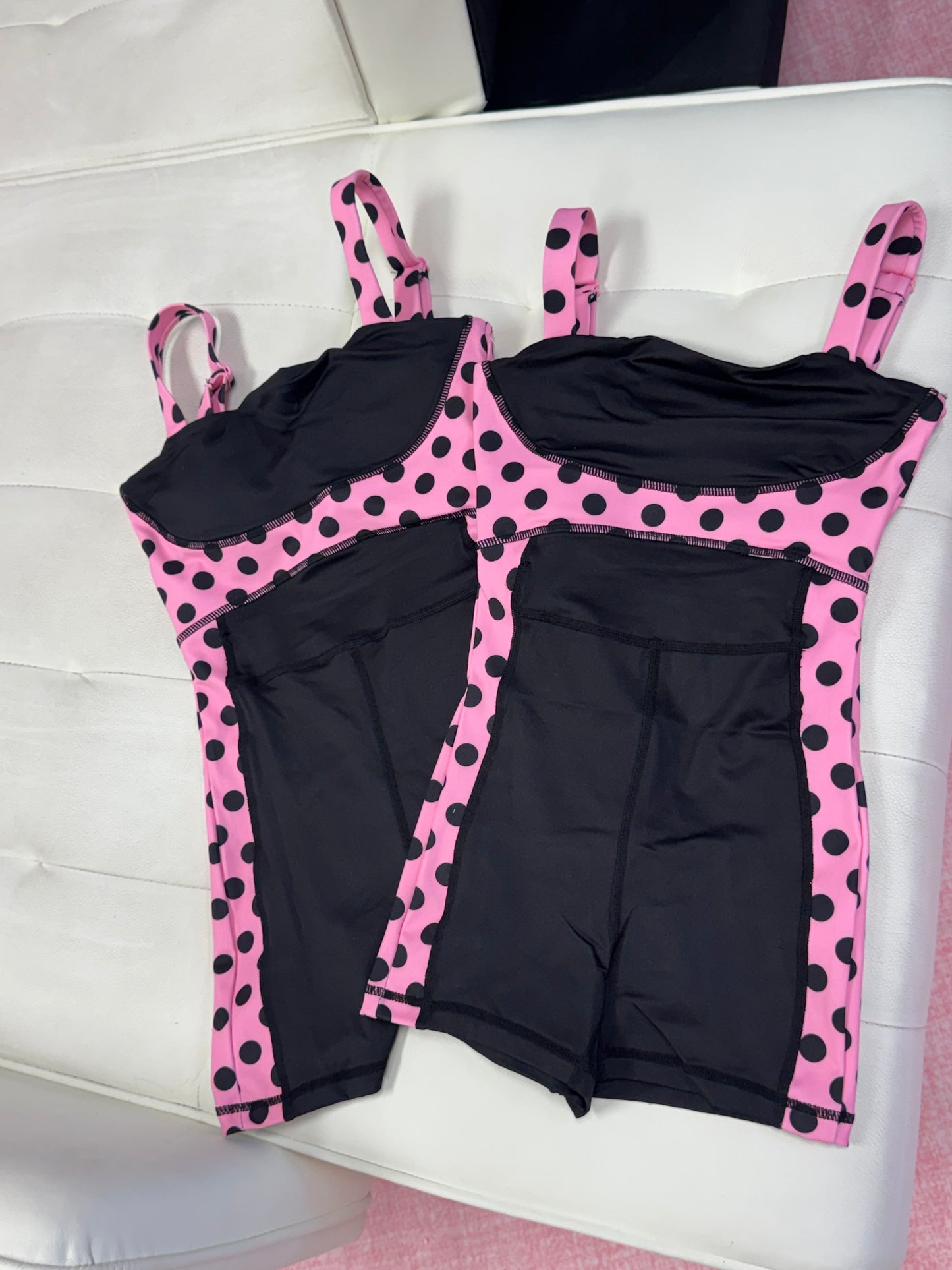 Polka Dot Biketard