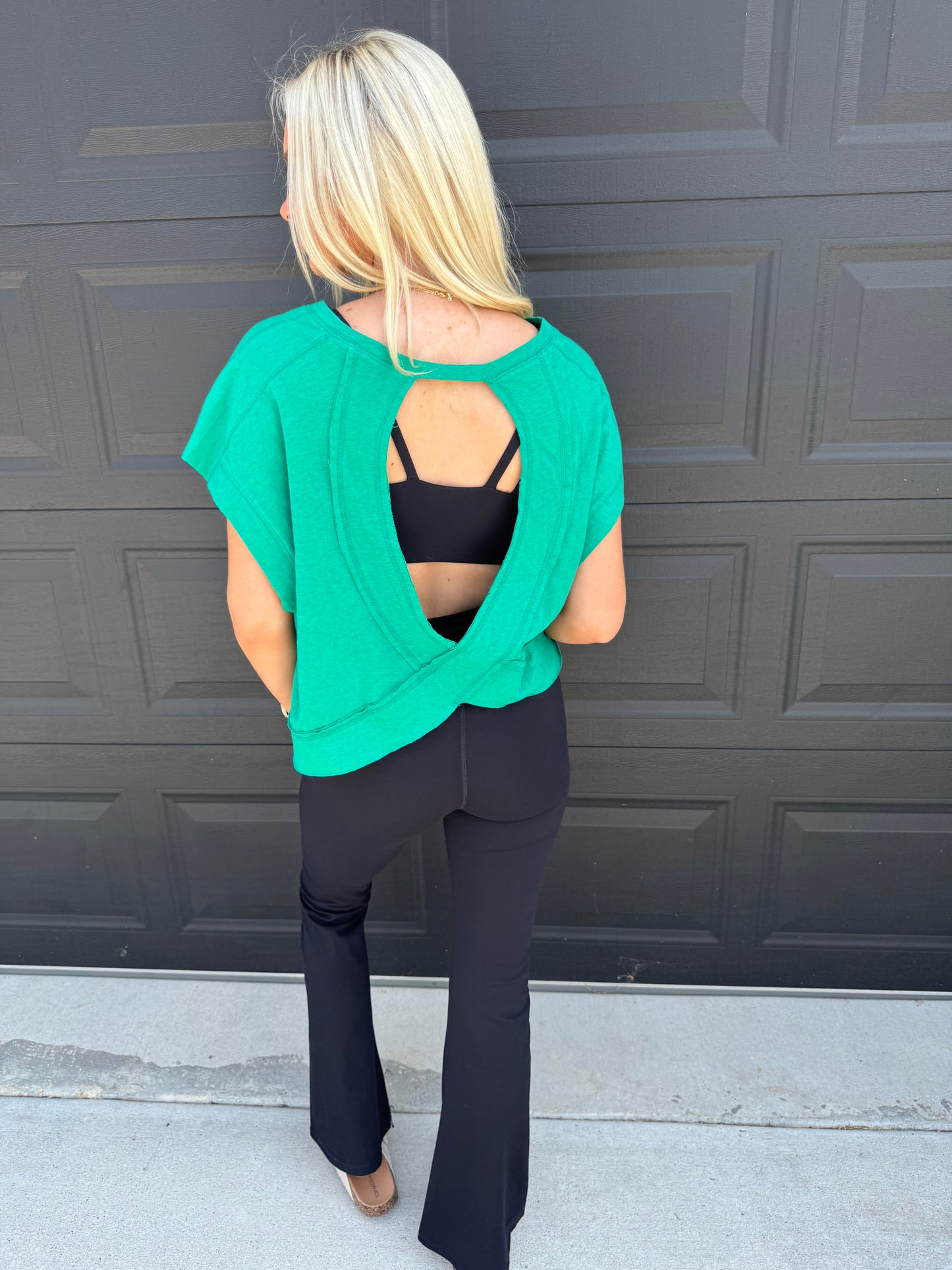 Open Back Tee