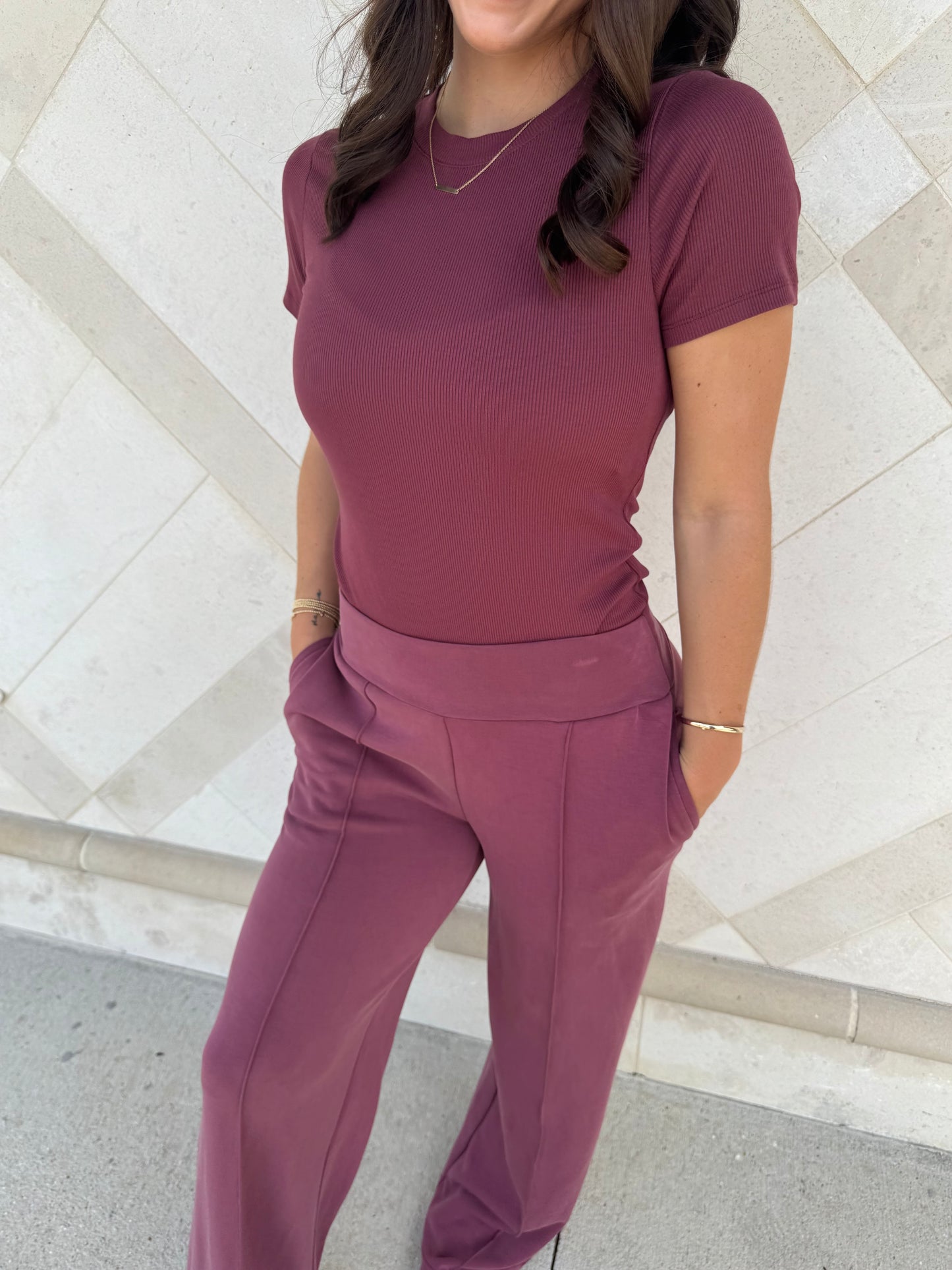 Micro Ribbed Top