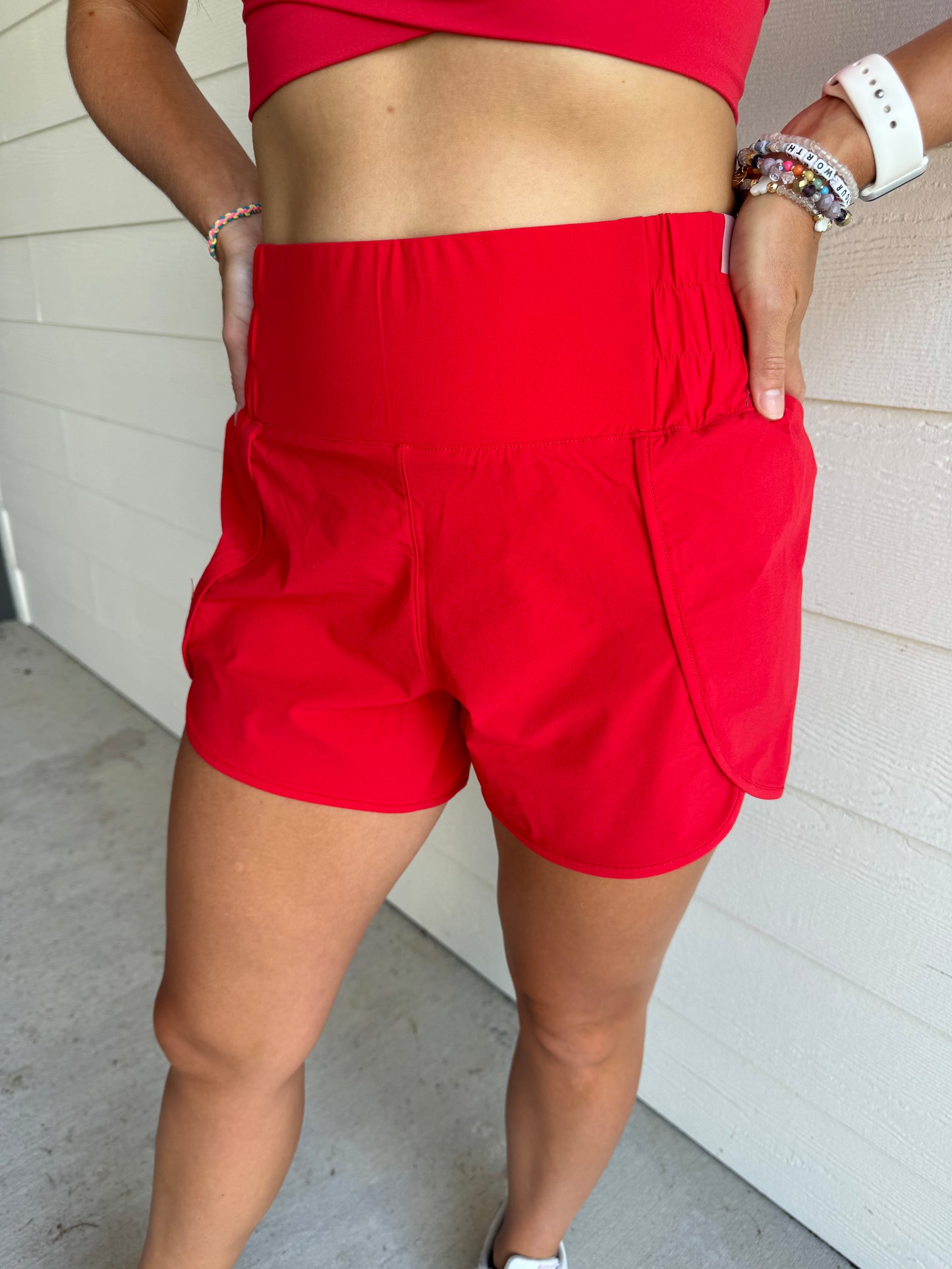 Athleisure Split Shorts (Multiple Colors)