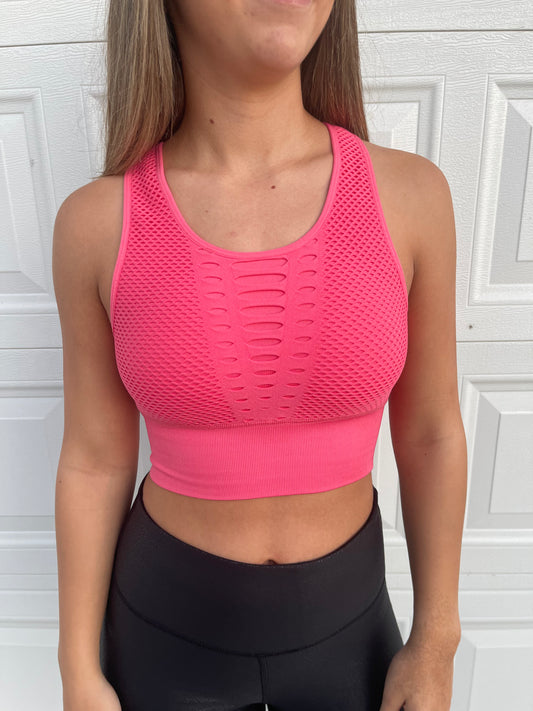 Laser Cut Sports Bra