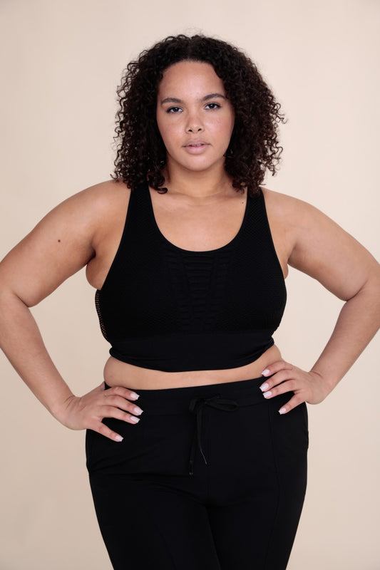 Curvy Laser Sports Bra